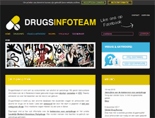 Tablet Screenshot of drugsinfoteam.nl